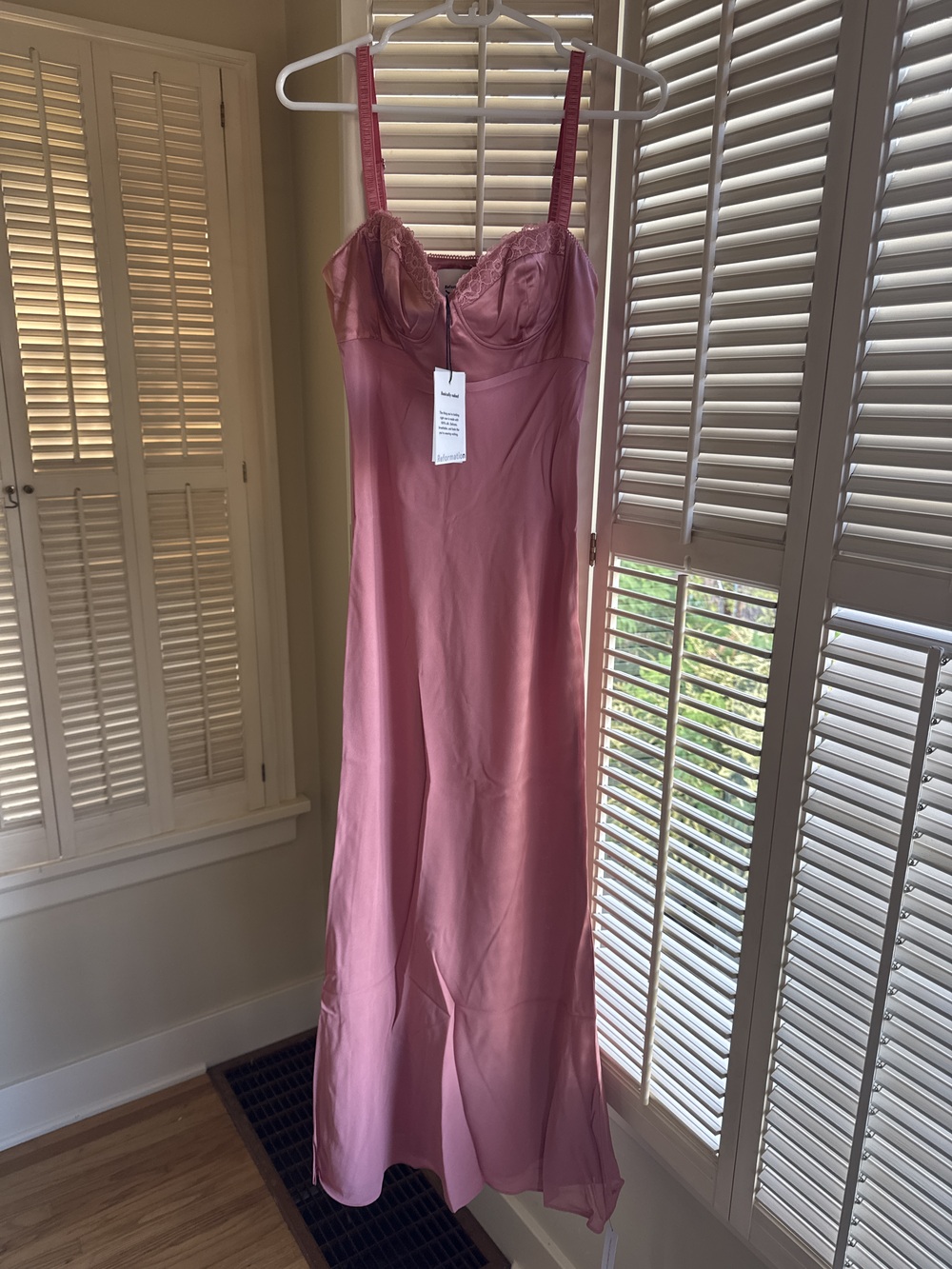 Reformation Breanne Dress Pink - Size 2